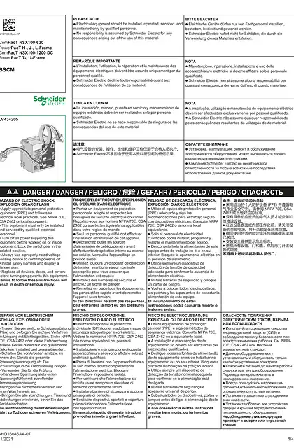 schneider施耐德ComPacT NSX_ PowerPacT H-_ J-_ L-Frame - BSCM Breaker Status Control Module - 说明页